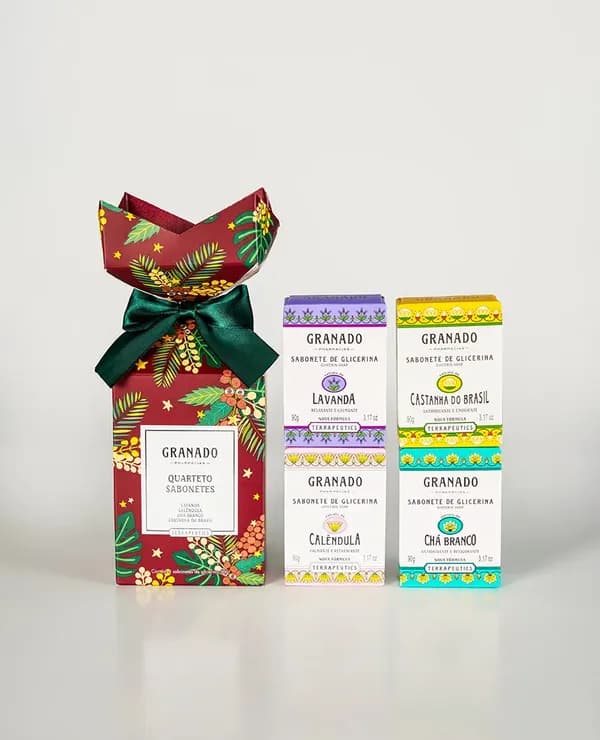 Kit Bombom Terrapeutics Sabonetes